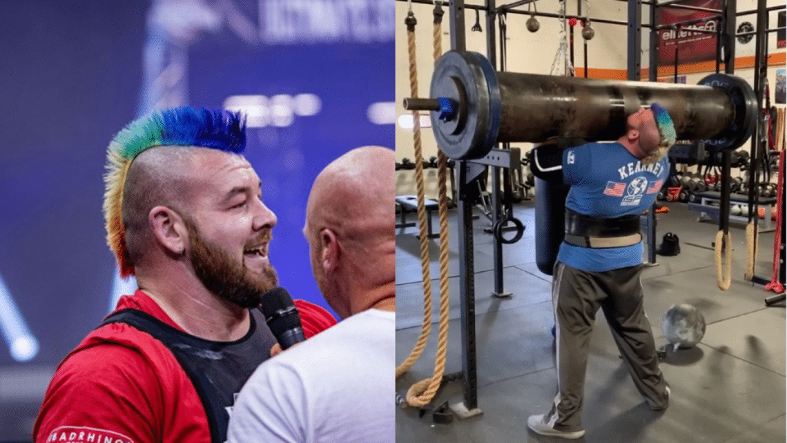 Video Gay Strongman Rob Kearney Is Killing It Before Arnold Strongman Fitness Volt