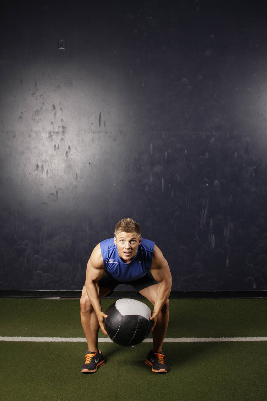 Backward Medicine Ball Throw