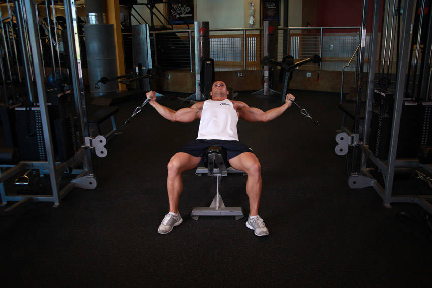 Incline Cable Flye demonstration