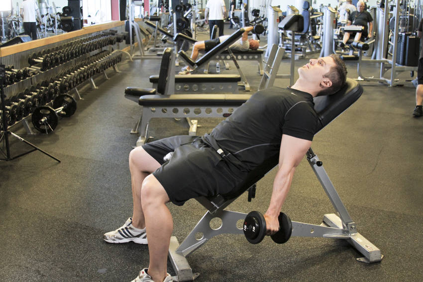 Incline Hammer Curls