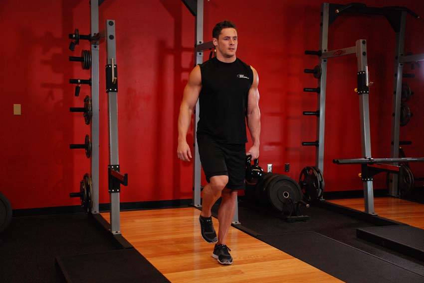 Kettlebell One-legged Deadlift