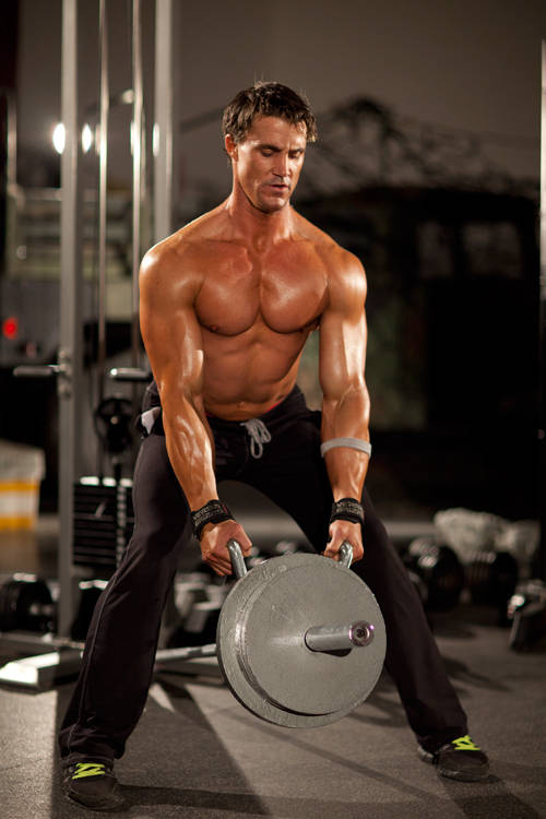 T-bar Row With Handle demonstration