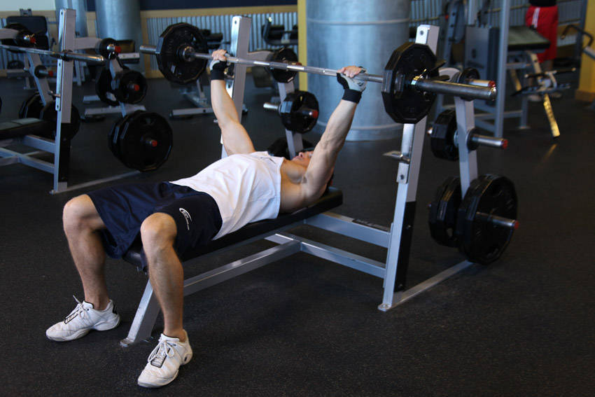 Wide-grip Barbell Bench Press