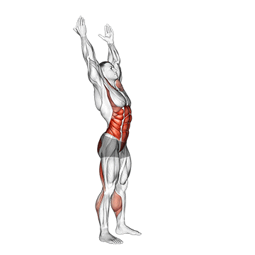 Side-to-side Toe Touch (male)