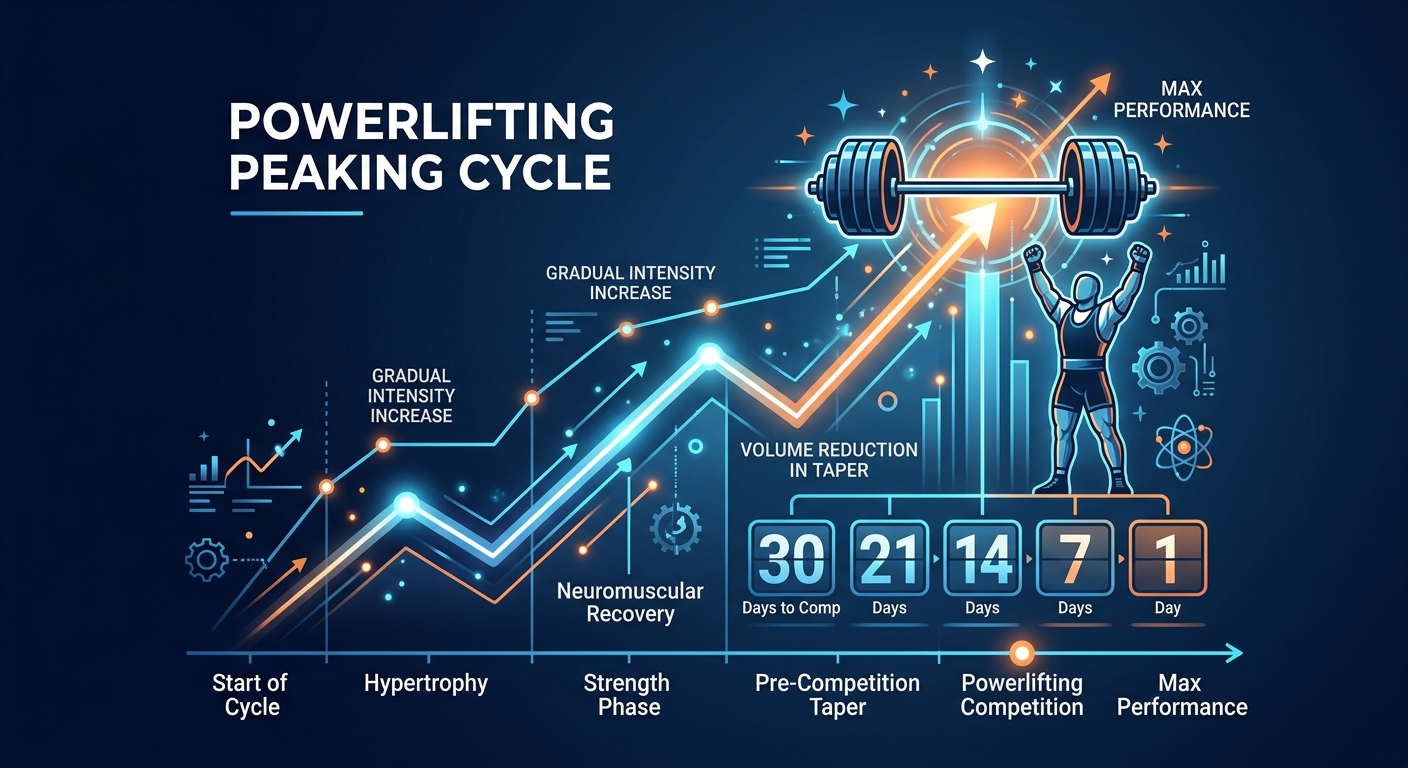 Peak Week and Weight Cutting for Powerlifting guide