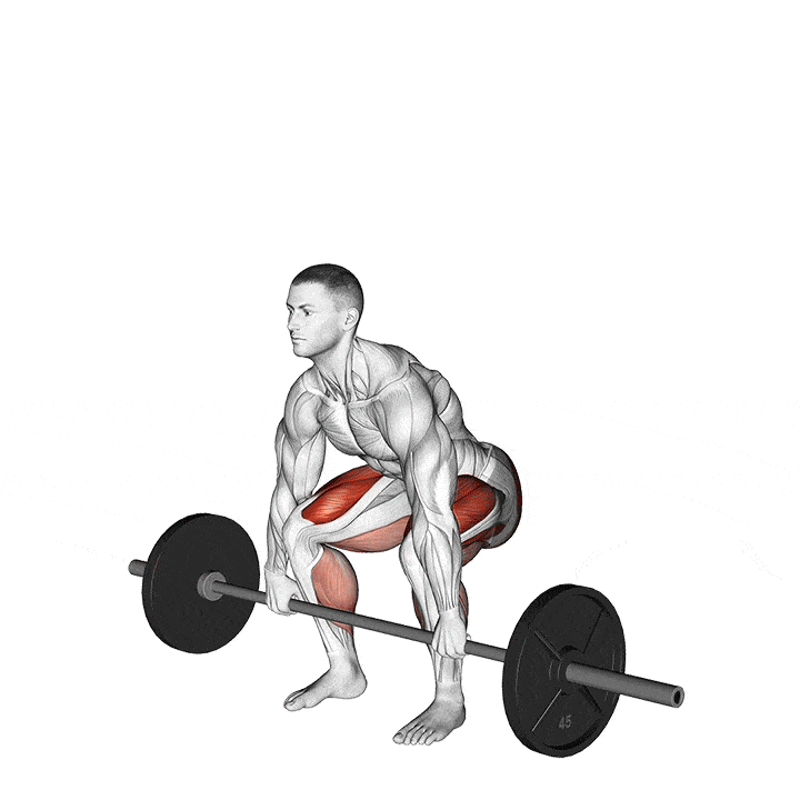 Barbell Row Gif