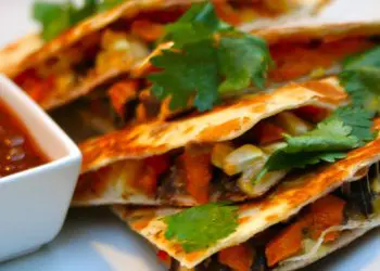 High Protein Vegetarian Quesadilla Recipe
