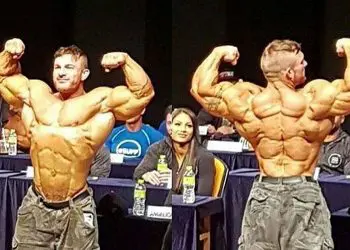 Flex Lewis Back Has Packs