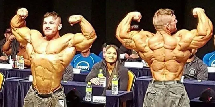 Flex Lewis Back Has Packs