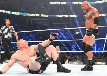 WATCH: Goldberg beats Lesnar in 84 seconds at WWE Survivor Series 2016