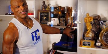 WATCH: Inside Look at The Trophy Case of 8X Mr. Olympia Ronnie Coleman
