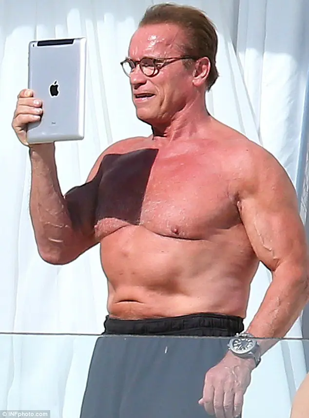 Even Arnold Schwarzenegger has body issues.