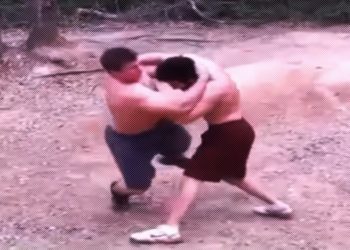 WATCH: Bodybuilder vs. Street Fighter – Graphic Content
