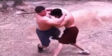 WATCH: Bodybuilder vs. Street Fighter – Graphic Content