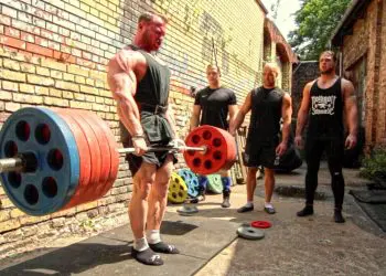 WATCH: EPIC Deadlift Battle – Bodybuilder Owns FOUR Powerlifters