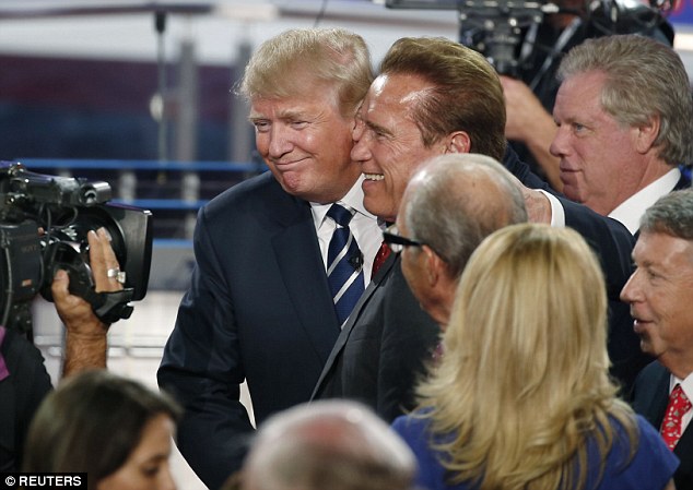 Arnold with Trump