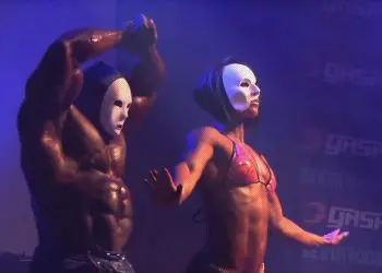 WATCH: Kai Greene Posing With Dana Linn Bailey – Classic  Routine