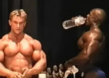 Lee Priest and Ronnie Coleman