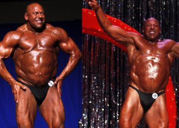 WATCH: Big Lenny The Tallest Bodybuilder Around – Posing at NPC