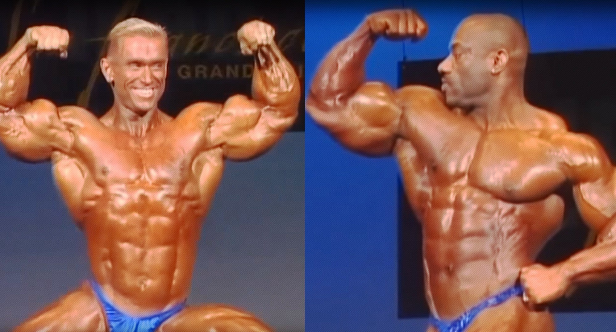 WATCH: Lee Priest And Dexter Jackson Posing at 2004 San 