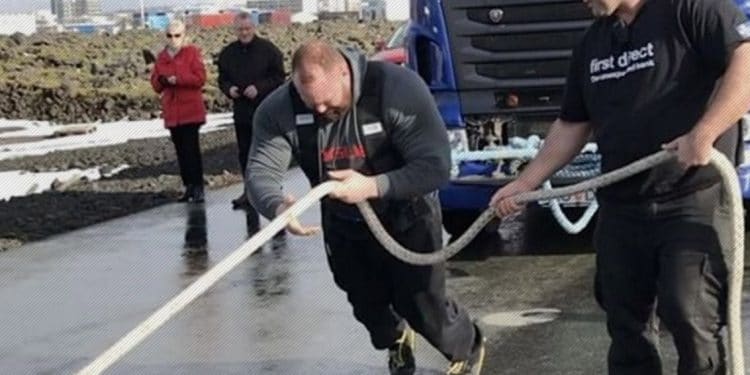 WATCH: Hafþór Björnsson Pulls a Truck
