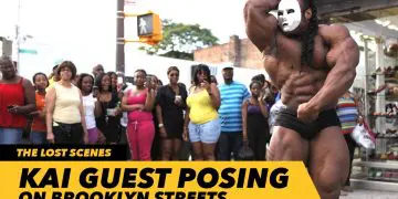 WATCH: Kai Greene Guest Posing on Brooklyn Streets