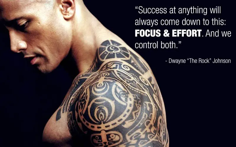 Success at anything will always come down to this: focus and effort. And we control both.