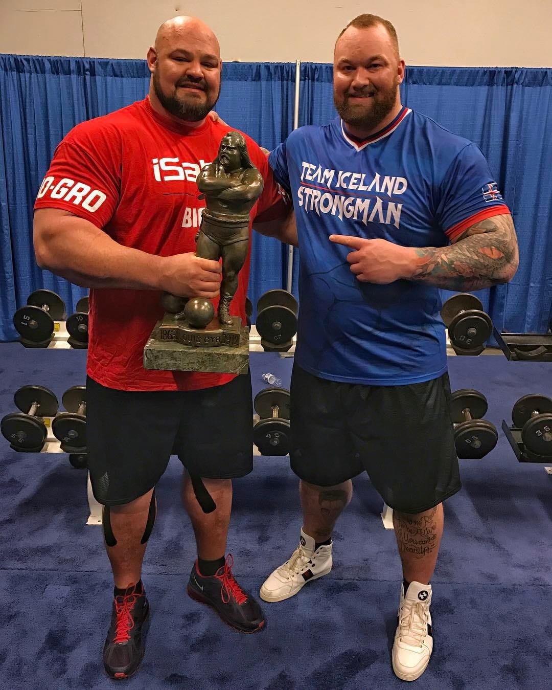 Congratulations @shawstrength on his win at The Arnold Strongman Classic this year. We'll meet again soon. WSM is close and I'm looking forward to our battle there!