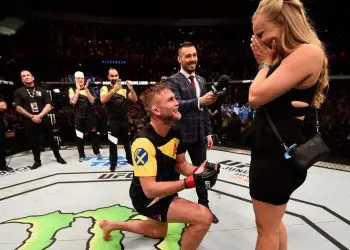 Alexander Gustafsson proposes to girlfriend after his KO win over Glover Teixeira
