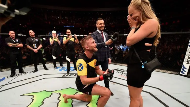 Alexander Gustafsson proposes to girlfriend after his KO win over Glover Teixeira