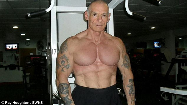 Bodybuilder Ray Houghton, 59, Is Massive And Completely Covered In