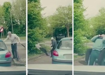 WATCH: Man With Bat Gets KO’d In Epic Road Rage Fight