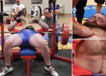 WATCH: Now That’s Got to Hurt!  Weightlifter Dropped 545lbs on His Chest