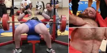 WATCH: Now That’s Got to Hurt!  Weightlifter Dropped 545lbs on His Chest