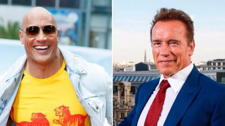 The Rock & Arnold Schwarzenegger