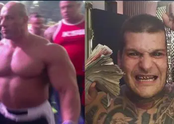 WATCH: Tattooed Eyeballs Rapper And Massive Bodybuilder Throw Down In Crazy Freakshow Fight