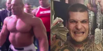 WATCH: Tattooed Eyeballs Rapper And Massive Bodybuilder Throw Down In Crazy Freakshow Fight