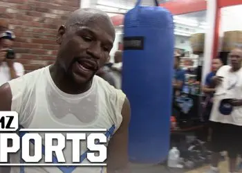 Conor McGregor and Floyd Mayweather Jr.