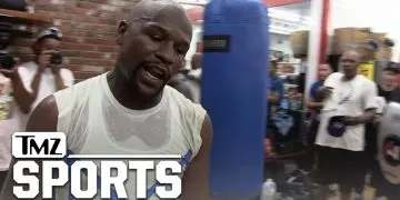 Conor McGregor and Floyd Mayweather Jr.