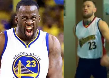 NBA Player Tries To Savage Conor McGregor After McGregor Trolls Mayweather With Warriors Jersey