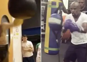 Video of Conor McGregor and Floyd Mayweather Training Side by Side Perfectly Captures the Difference in Class
