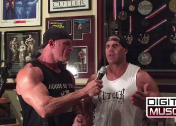 Jay Cutler on Muscle Beach