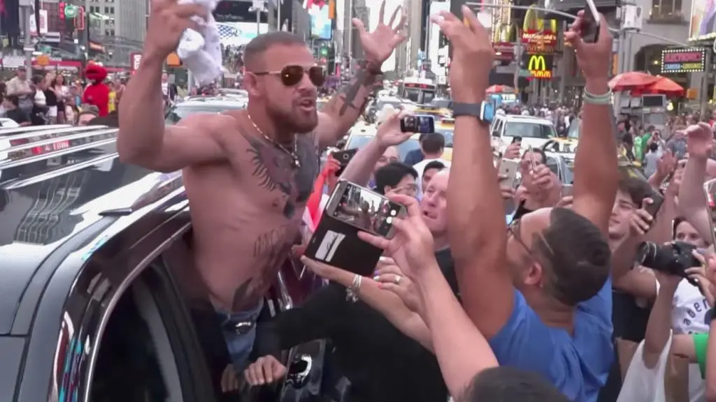 Conor McGregor at Times Square