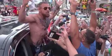 Conor McGregor at Times Square