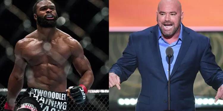 Dana White vs Tyron Woodley