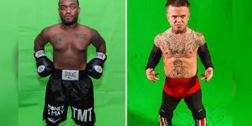 Mini-Mayweather vs Mini-McGregor