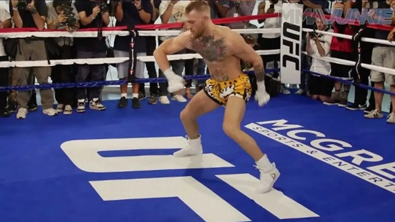 Terence Crawford parodies Conor McGregor