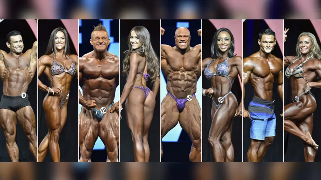 2017 Olympia Competitor Lists