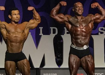 Flex Wheeler On Stage at Olympia 2017 Classic Physique