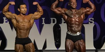 Flex Wheeler On Stage at Olympia 2017 Classic Physique
